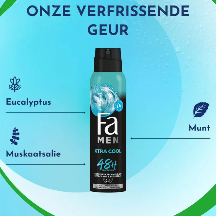 FA Men Extreme Cool Deodorant Spray 150 ML
