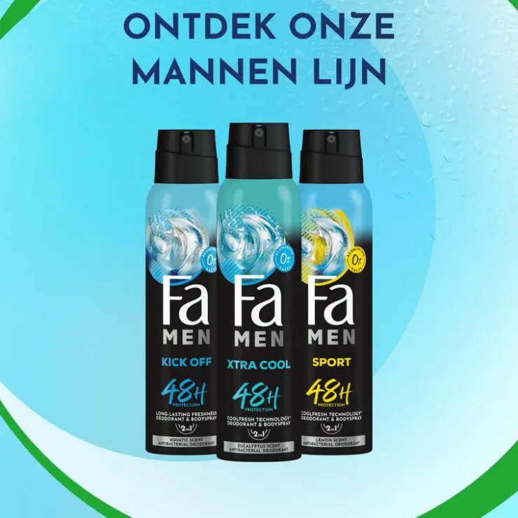 FA Men Extreme Cool Deodorant Spray 150 ML