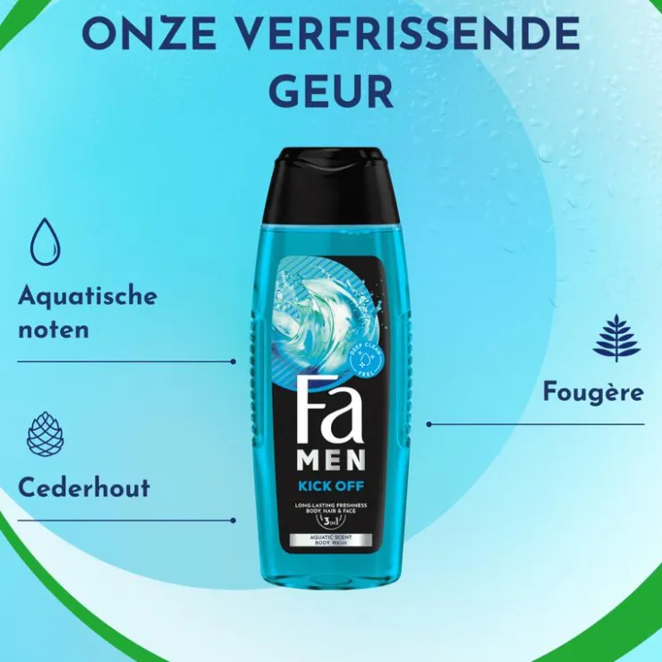 FA Men Perfect Wave Shower Gel