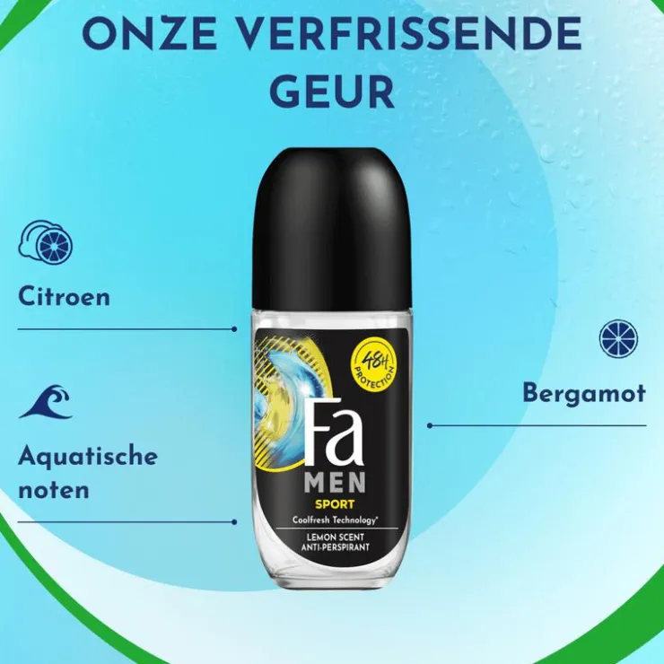 FA Men Sport Deodorant Roller 50 ML