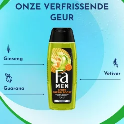 FA Men Xtreme Sport Energy Boost 3-in-1 Douchegel 250 ML