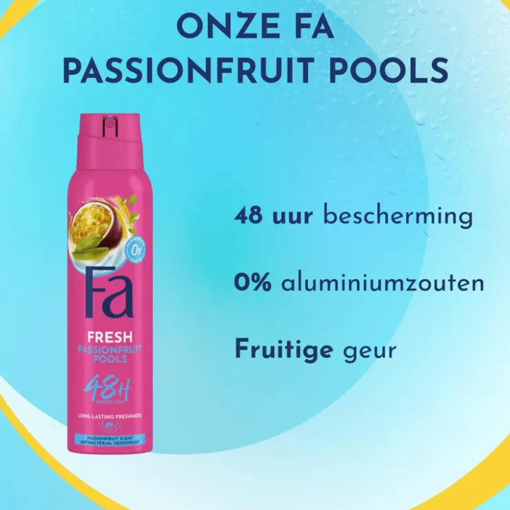 FA Passionfruit Deodorant Spray 150 ML