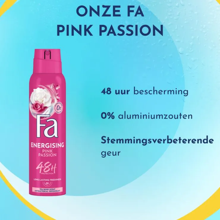 FA Pink Passion Deodorant Spray 150 ML