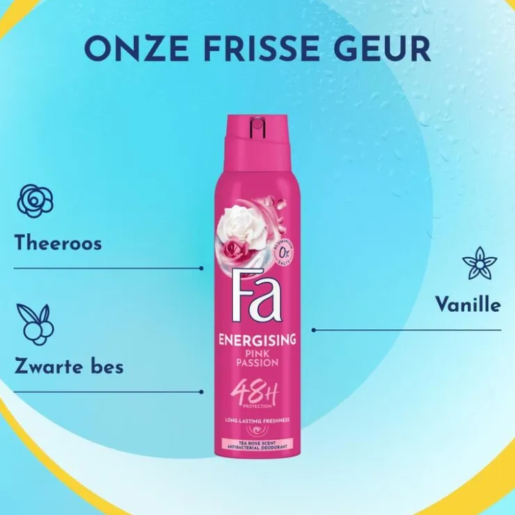 FA Pink Passion Deodorant Spray 150 ML