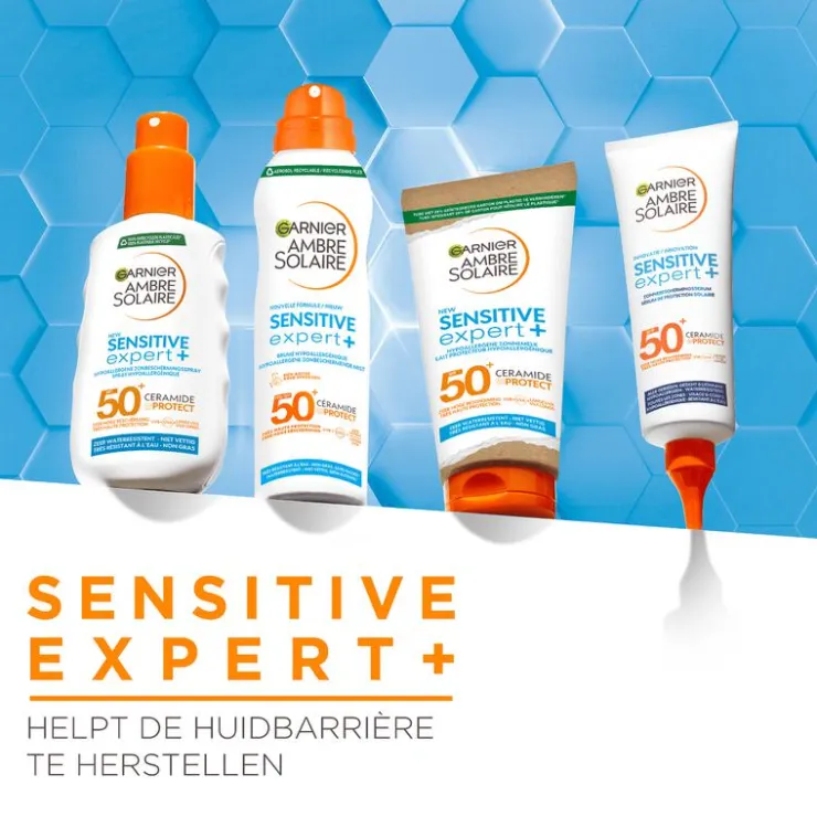 Garnier Ambre Solaire Sensitive Expert Zonnespray SPF50+ 150 ML