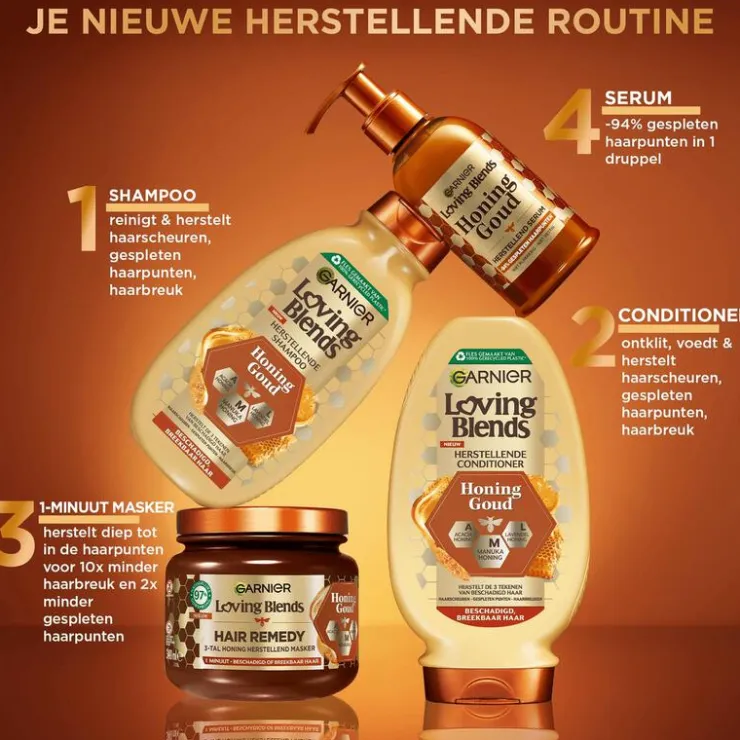Garnier Loving Blends Honing Goud Conditioner 250 ML