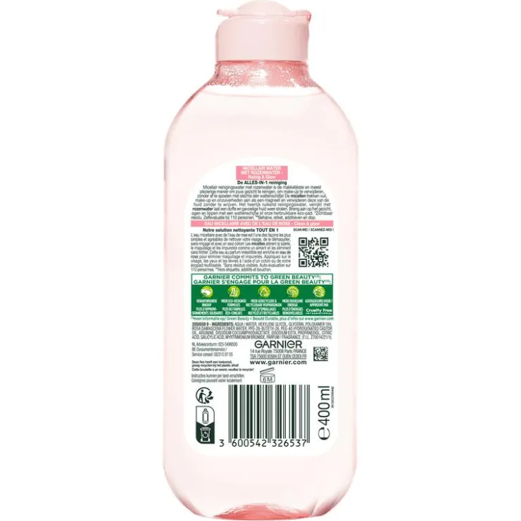 Garnier SkinActive Micellair Reinigingswater met Rozenwater 400 ML