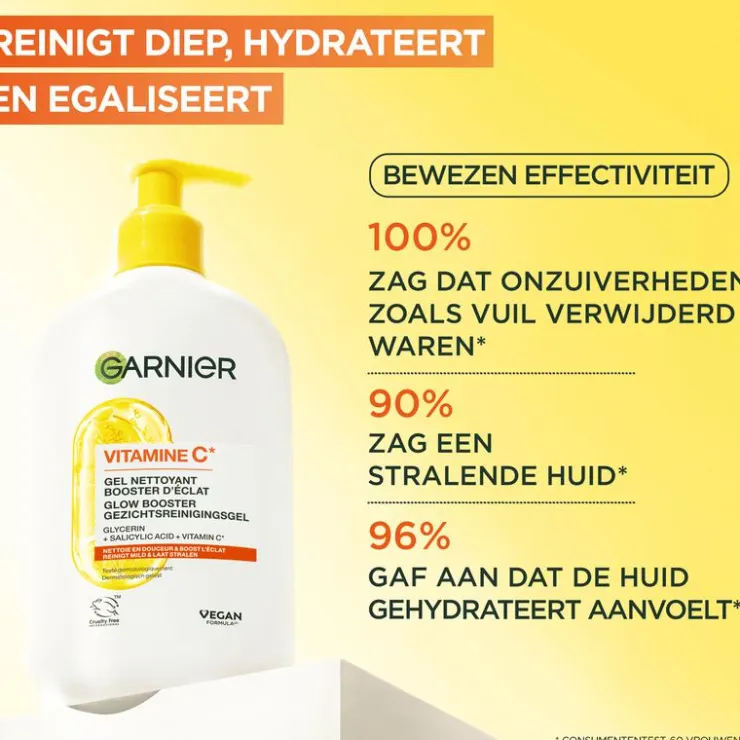 Garnier SkinActive Reinigingsgel met vitamine C 250 ML