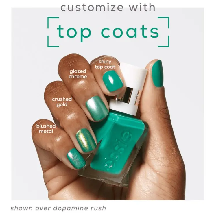 Essie gel by Nagellak Dopamine Rush 557 Groen13,5 ML