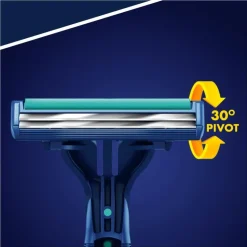 Heren Gillette Blue2 Plus Slalom Wegwerpmesjes 20 Stuks