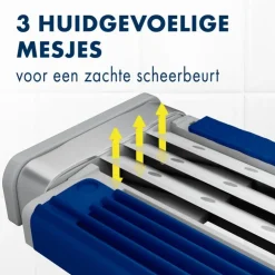 Heren Gillette Blue3 Smooth Wegwerpmesjes 6 stuks