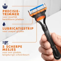 Heren Gillette Fusion5 Navulmesjes 8 Stuks