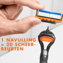 Heren Gillette Fusion5 Navulmesjes 16 Stuks