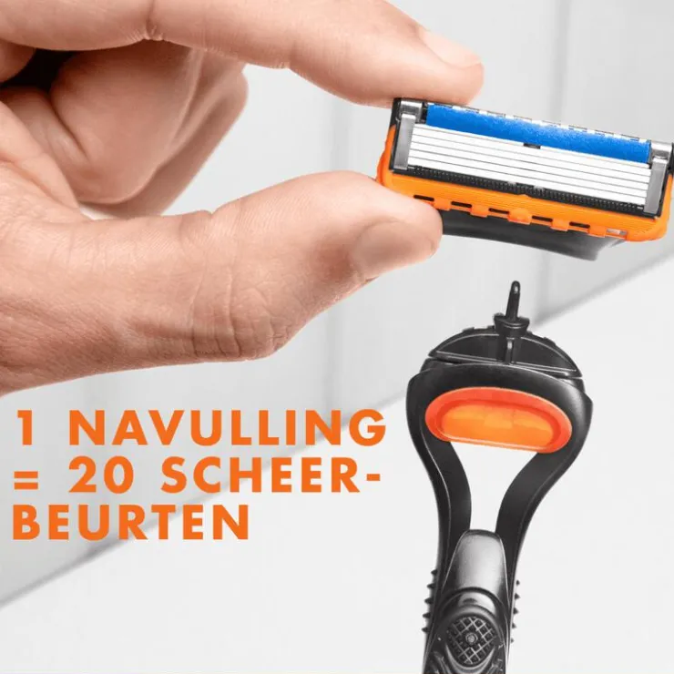 Heren Gillette Fusion5 Navulmesjes 16 Stuks