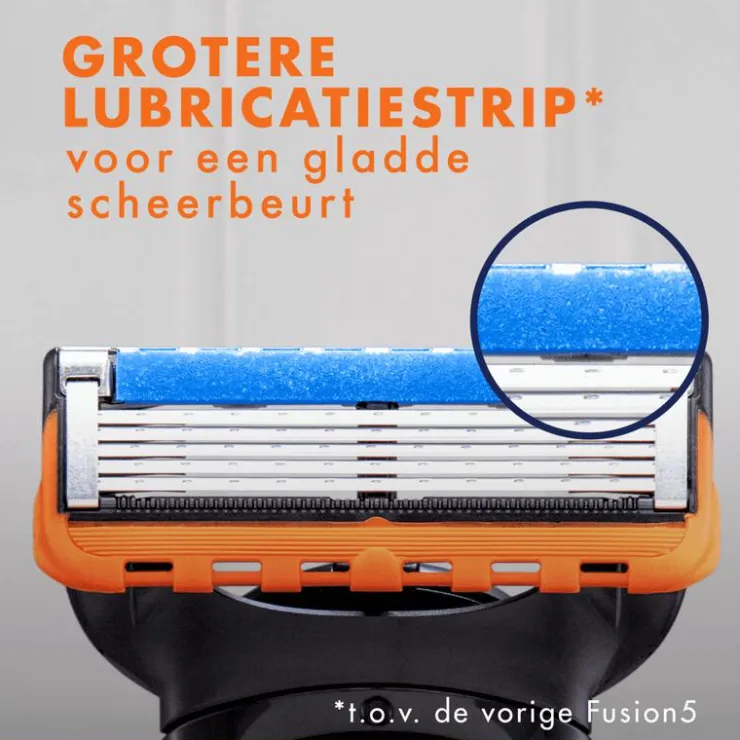 Heren Gillette Fusion5 Power Navulmesjes 4 Stuks