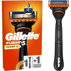 Heren Gillette Fusion5 Power Scheersysteem Met 1 Navulmesje