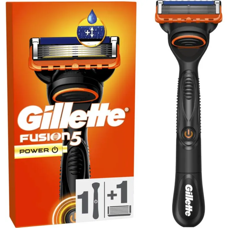 Heren Gillette Fusion5 Power Scheersysteem Met 1 Navulmesje