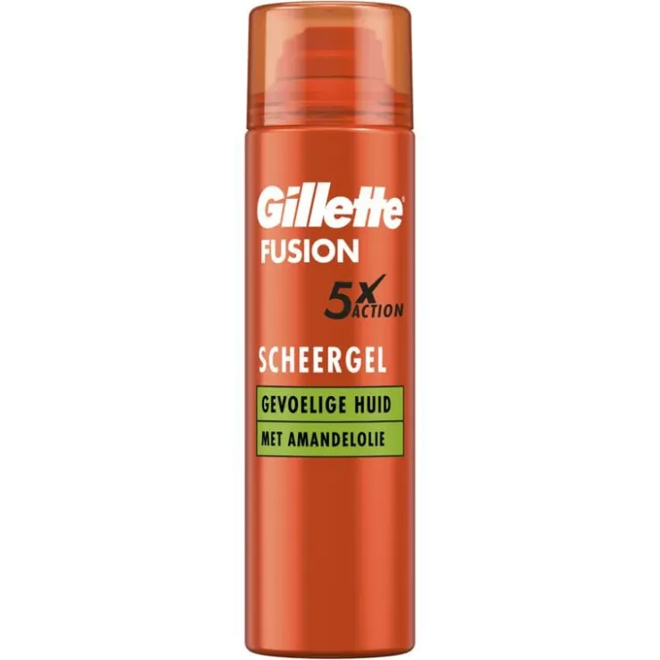Heren Gillette Fusion Scheergel Gevoelige Huid 200 ML
