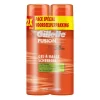 Heren Gillette Fusion Scheergel Gevoelige Huid 200 ML 2 Stuks