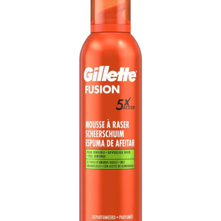 Heren Gillette Fusion Scheerschuim Gevoelige Huid 250 ML