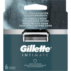Heren Gillette Intimate Navulmesjes 6 Stuks