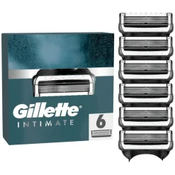 Heren Gillette Intimate Navulmesjes 6 Stuks