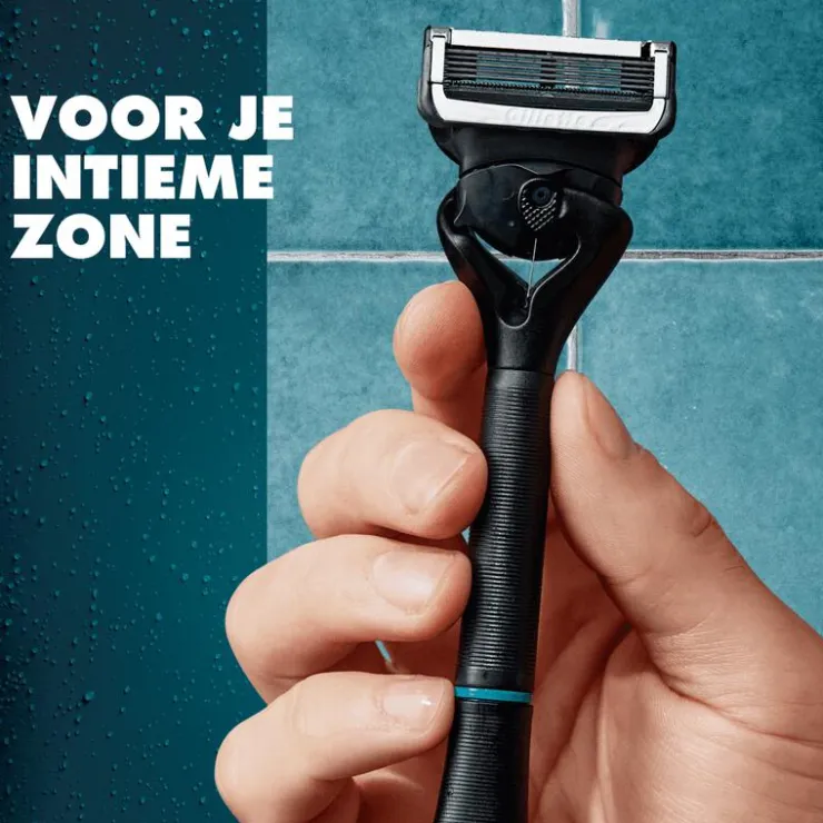 Heren Gillette Intimate Navulmesjes 6 Stuks