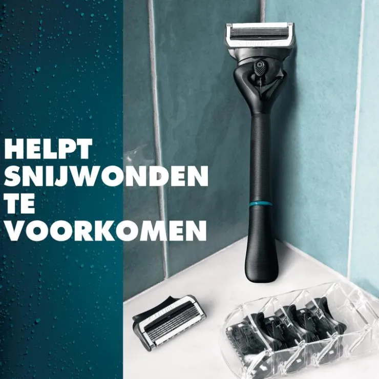Heren Gillette Intimate Scheersysteem Voor Intieme Zone Met 2 Navulmesjes En Douchehaak
