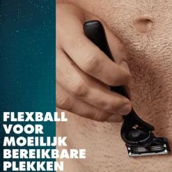 Heren Gillette Intimate Scheersysteem Voor Intieme Zone Met 2 Navulmesjes En Douchehaak