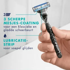 Heren Gillette Mach3 Navulmesjes 20 Stuks
