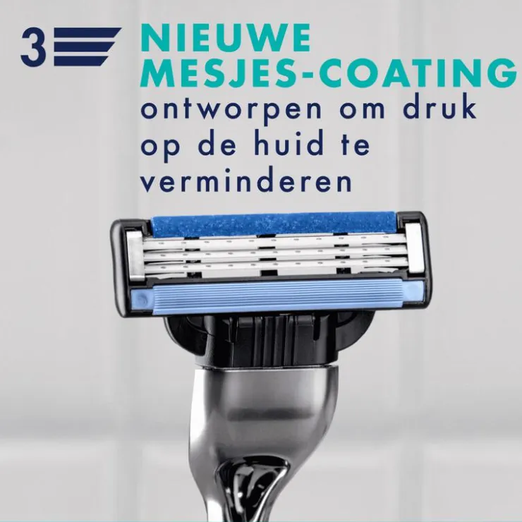Heren Gillette Mach3 Navulmesjes 8 Stuks