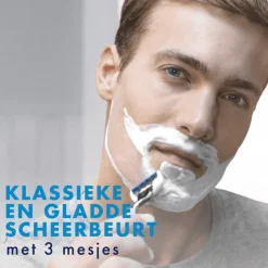 Heren Gillette Mach3 Turbo Scheersysteem Met 2 Navulmesjes