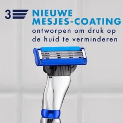 Heren Gillette Mach3 Turbo Scheersysteem Met 2 Navulmesjes