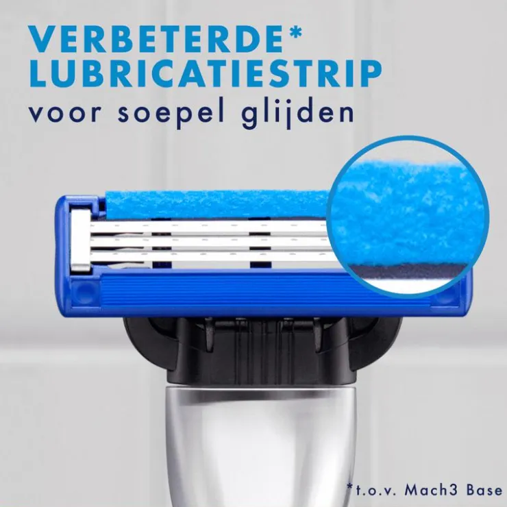 Heren Gillette Mach3 Turbo Scheermesjes 8 stuks