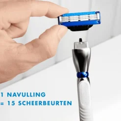 Heren Gillette Mach3 Turbo Scheermesjes 8 stuks