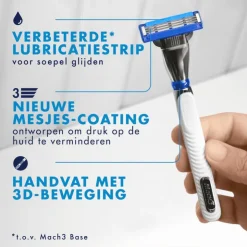 Heren Gillette Mach3 Turbo Scheermesjes 8 stuks