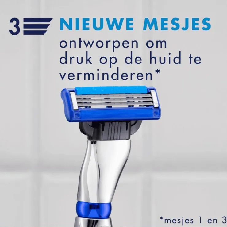 Heren Gillette Mach3 Turbo Scheermesjes 8 stuks