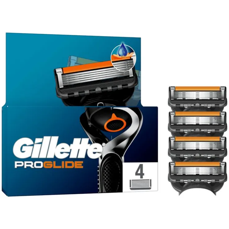 Heren Gillette ProGlide Navulmesjes 4 stuks