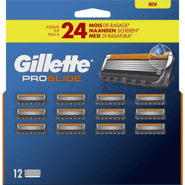 Heren Gillette ProGlide Navulmesjes 12 stuks