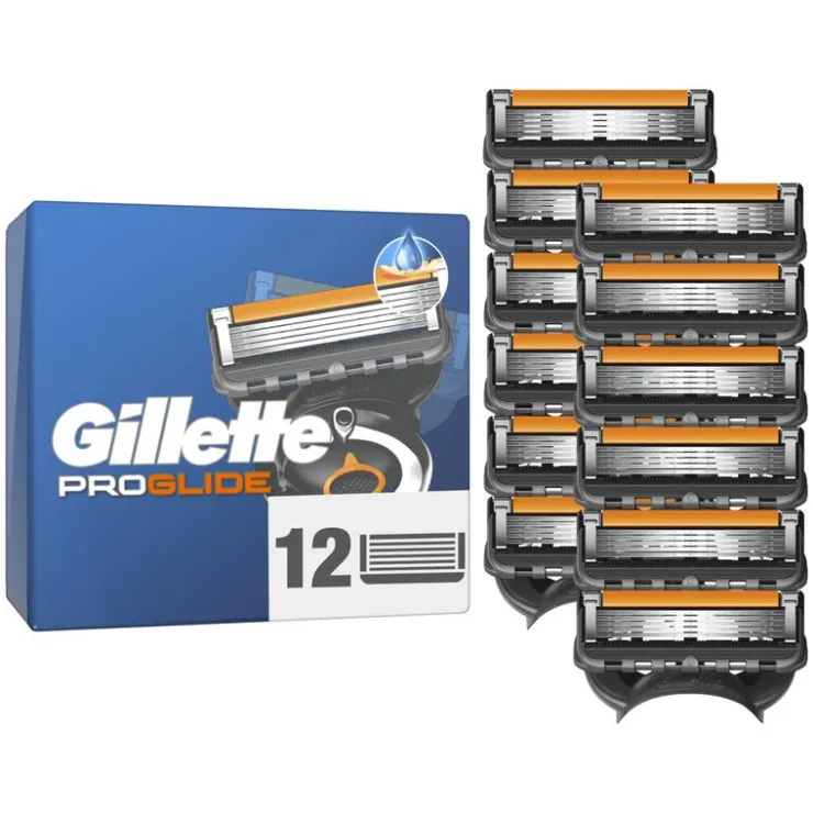 Heren Gillette ProGlide Navulmesjes 12 stuks
