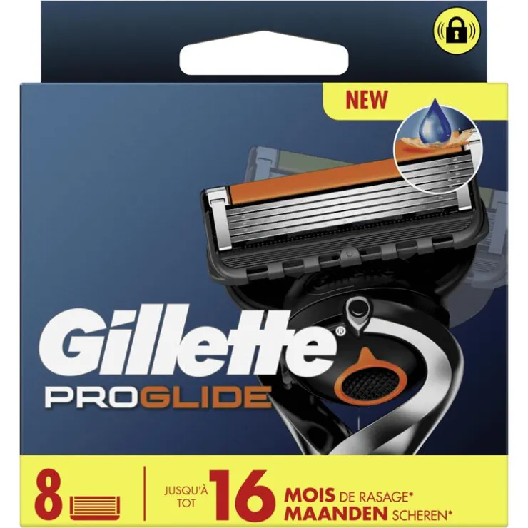Heren Gillette ProGlide Navulmesjes 8 Stuks