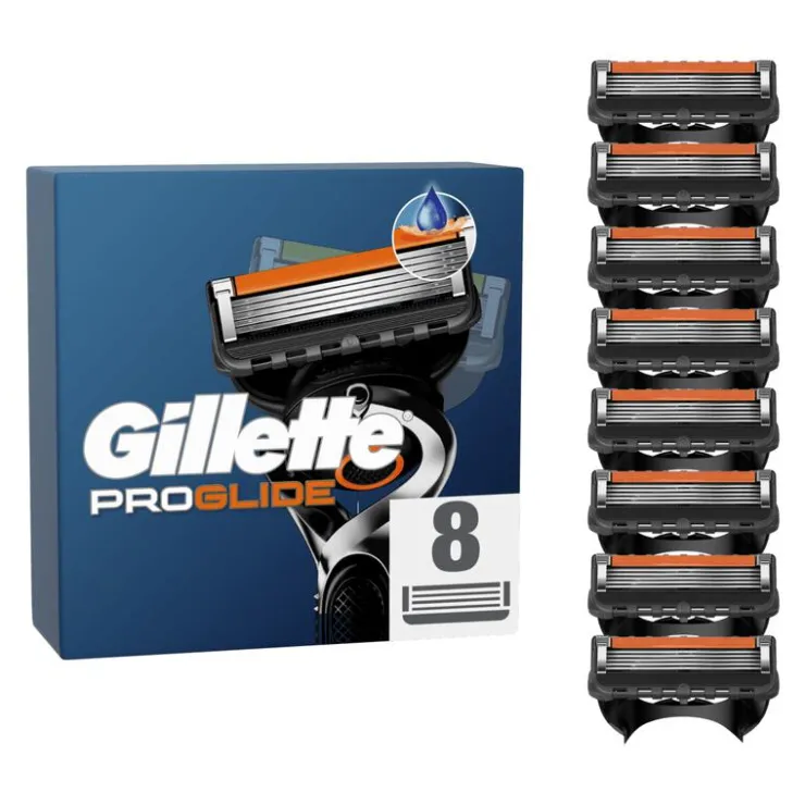 Heren Gillette ProGlide Navulmesjes 8 Stuks