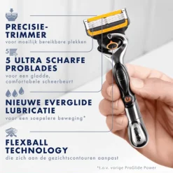 Heren Gillette ProGlide Power Navulmesjes 4 stuks