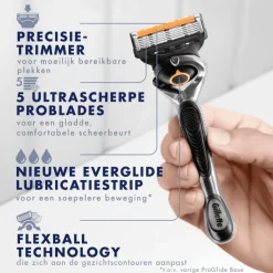 Heren Gillette ProGlide Scheersysteem Met 2 Navulmesjes