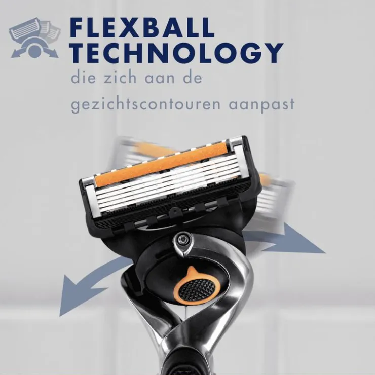 Heren Gillette ProGlide Scheersysteem Met 2 Navulmesjes