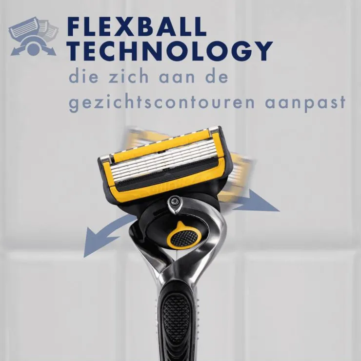 Heren Gillette ProShield Scheersysteem Met 2 Navulmesjes