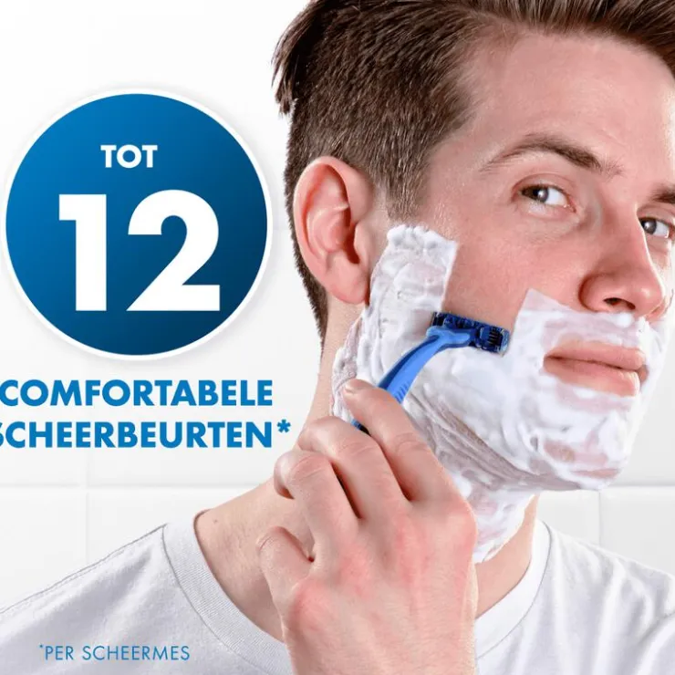 Heren Gillette Sensor3 Comfort Wegwerpmesjes 4+2 stuks