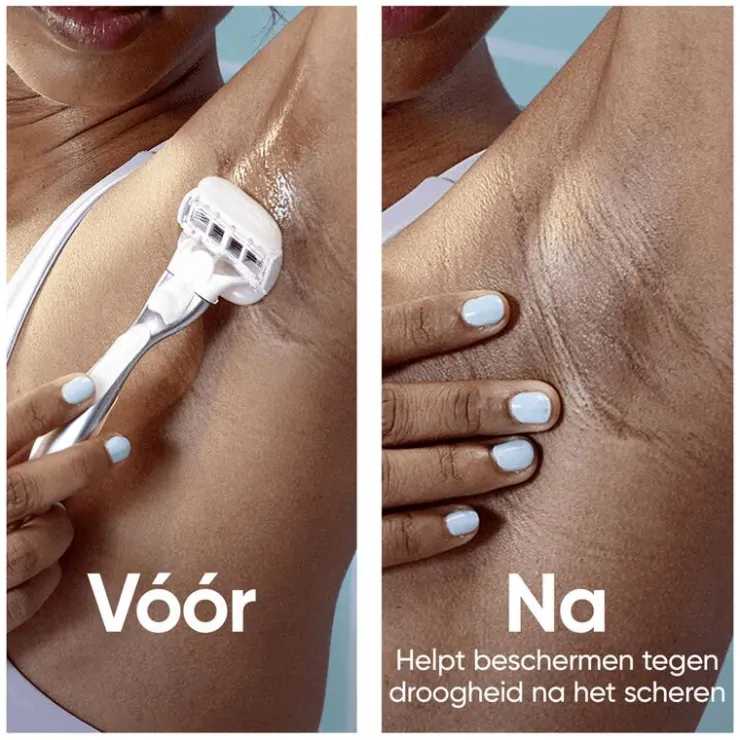 Heren Gillette Venus Comfortglide Sugarberry Scheersysteem 5 Blades + 1 mesje