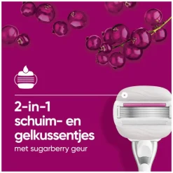 Heren Gillette Venus ComfortGlide Sugarberry Navulmesjes 3 Stuks