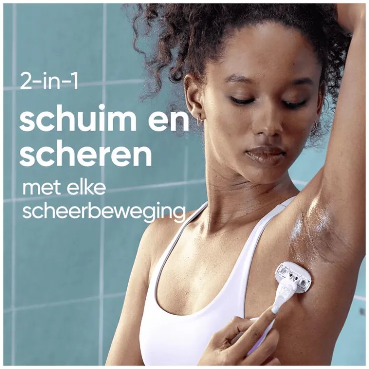 Heren Gillette Venus ComfortGlide Breeze Navulmesjes 4 Stuks
